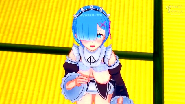 Romantic Handjob Session With Loving Rem From Re –Zero