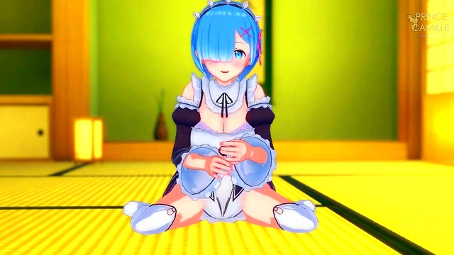 Romantic Handjob Session With Loving Rem From Re –Zero