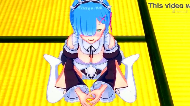 Romantic Handjob Session With Loving Rem From Re –Zero