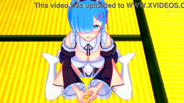Romantic Handjob Session With Loving Rem From Re –Zero