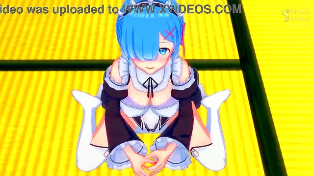 Romantic Handjob Session With Loving Rem From Re –Zero