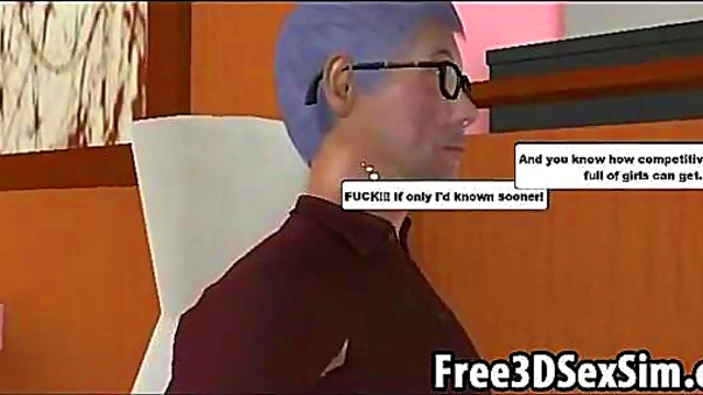 Blonde 3D Cartoon Hottie Dirty Talks While Seductively Teasing You Softly