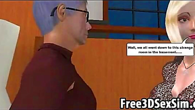 Blonde 3D Cartoon Hottie Dirty Talks While Seductively Teasing You Softly