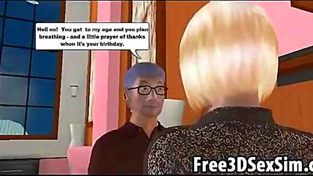 Blonde 3D Cartoon Hottie Dirty Talks While Seductively Teasing You Softly