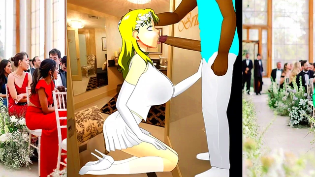 Uncle's Bride-To-Be Gets Nasty Deepthroat & Sloppy Blowjob Before Wedding