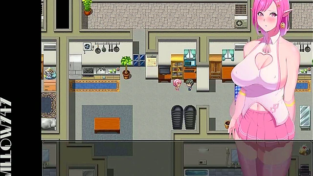 SexyElf Adventurer Finds Pleasure in Modern World RPG Fantasy