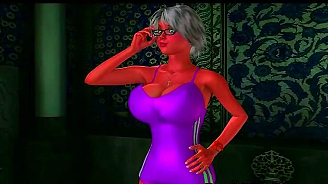 Busty 3D Cartoon Brunette Babe Gets Fucked Hard With Big Tits