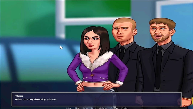 Busty Anime Girls Heat Up Summer in Cyberpunk Hentai Game Adventure