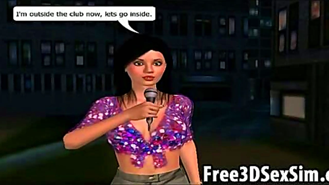 Foxy 3D Cartoon Babes Get Dirty With Seductive Talk & Softcore Action