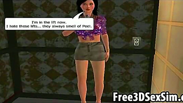 Foxy 3D Cartoon Babes Get Dirty With Seductive Talk & Softcore Action