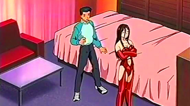 Horny Queen Dominates Submissive Slave In Anime Erotic Adventure