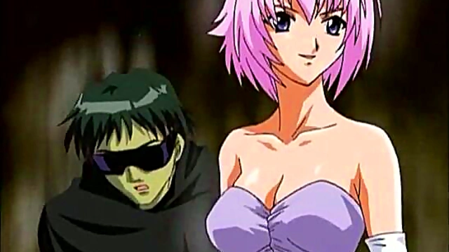 Busty Pink-Haired Hentai Babe Rides Hard Cock For Intense Fucking