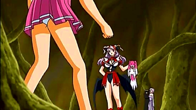 Busty Pink-Haired Hentai Babe Rides Hard Cock For Intense Fucking