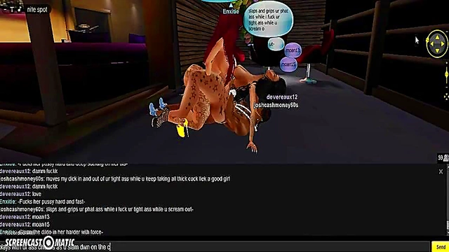 Horny Enxitie Gets Gangbanged By Multiple Cocks In 3D IMVU Anime Action