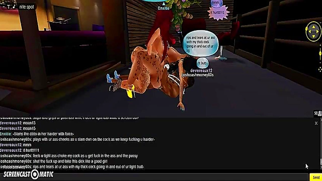 Horny Enxitie Gets Gangbanged By Multiple Cocks In 3D IMVU Anime Action