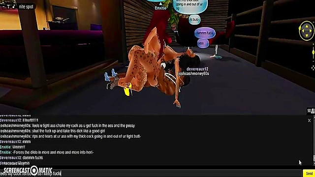 Horny Enxitie Gets Gangbanged By Multiple Cocks In 3D IMVU Anime Action