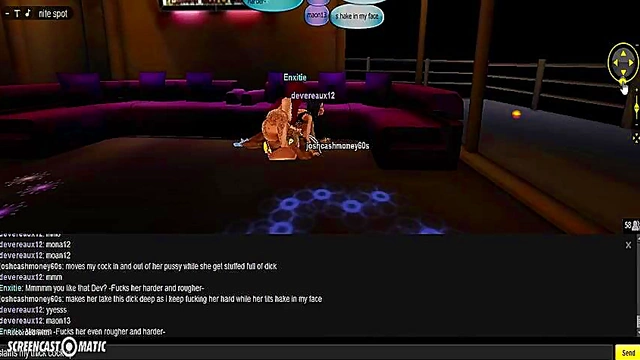 Horny Enxitie Gets Gangbanged By Multiple Cocks In 3D IMVU Anime Action