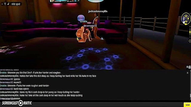 Horny Enxitie Gets Gangbanged By Multiple Cocks In 3D IMVU Anime Action