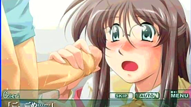 Amorous Professor Cherry Seduces Innocent Student In Eroge Hentai
