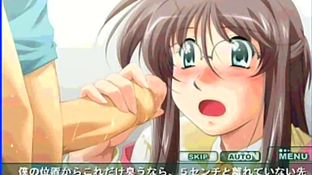 Amorous Professor Cherry Seduces Innocent Student In Eroge Hentai