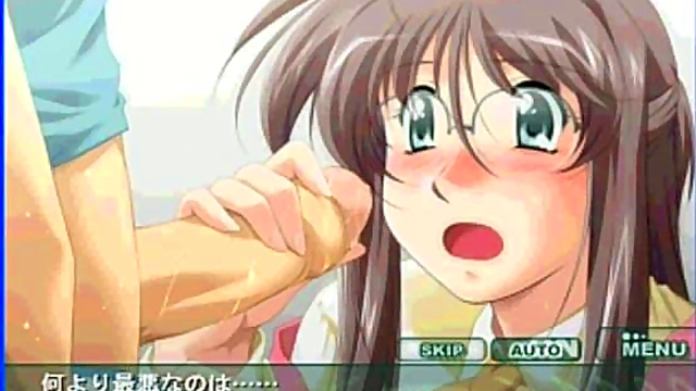 Amorous Professor Cherry Seduces Innocent Student In Eroge Hentai