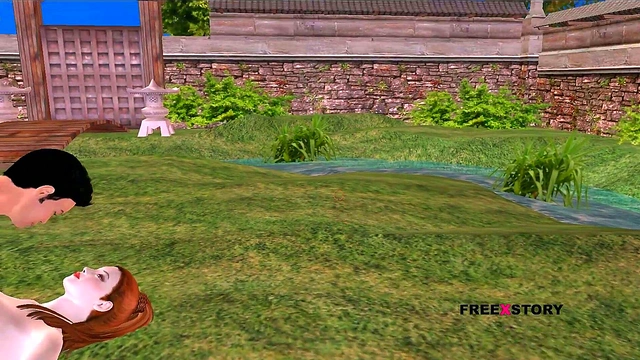 Cute Anime Girl Gets Multiple Orgasms With Man In Garden Machinery Sex