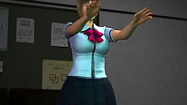 Lascivious Omega Girl With Big Oppai Seduces You In 3D Hentai Game Action