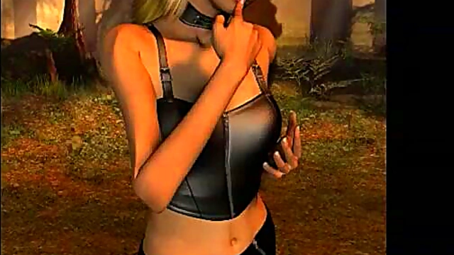 Virtual Pink-Haired Hottie Gets Fucked From Behind In Hardcore Anime Action