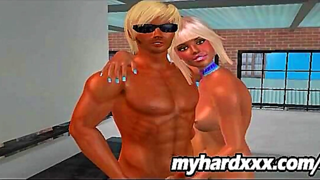 Foxy 3D Anime Blonde Gets Her Pussy Pounded Hard By Thick Dick