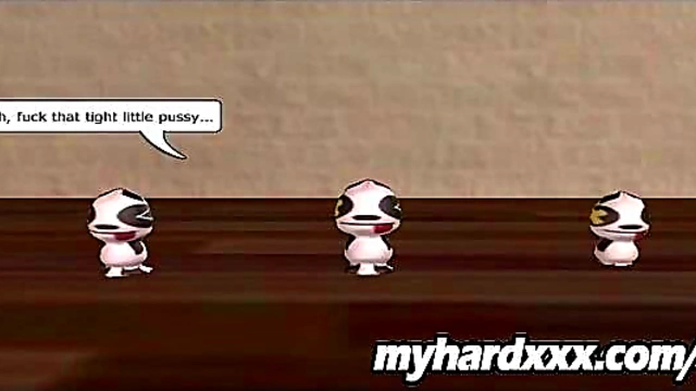 Foxy 3D Anime Blonde Gets Her Pussy Pounded Hard By Thick Dick