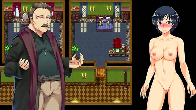 Cute Momo Gives Seductive Performance in Anime Game Scene