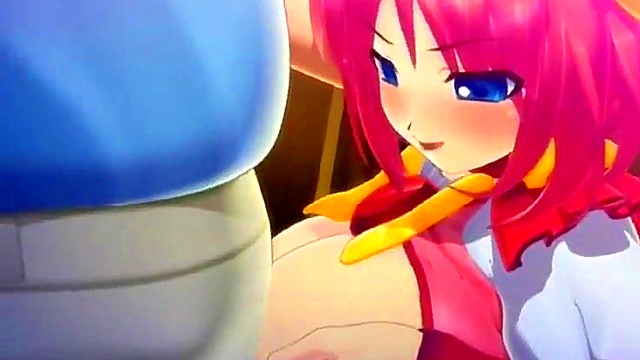 Miracle Bitch Idol Rides 3D Hentai Dick With Seductive Moans