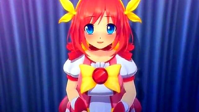 Miracle Bitch Idol Rides 3D Hentai Dick With Seductive Moans