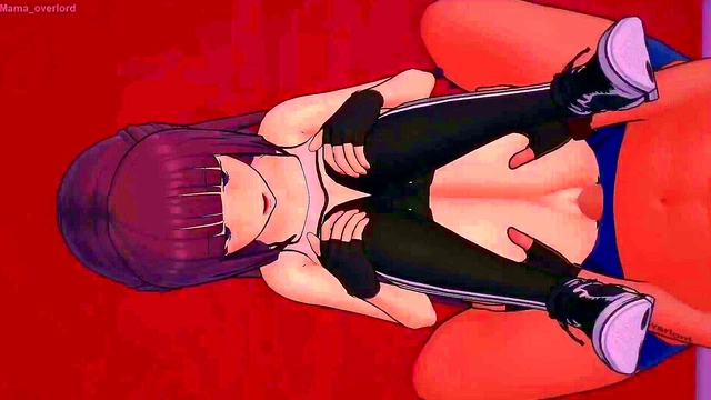 Pale-Haired Fern in Sport Outfit Nails Fast 3D Hentai Sex Scene With Uncensored Cumshots