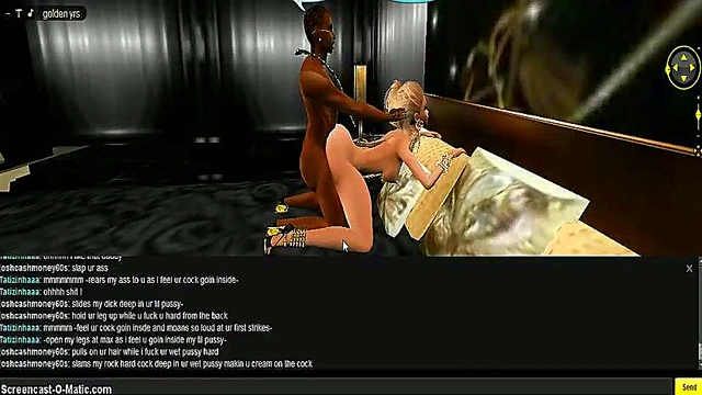 Tati Gold Room – 3D Anime Game Porn With IMVU Characters