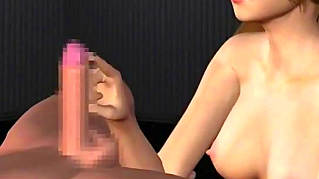 Busty 3D Anime Hottie Plays With Dick In Hardcore Fetish Fun