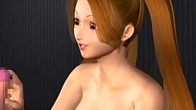 Busty 3D Anime Hottie Plays With Dick In Hardcore Fetish Fun