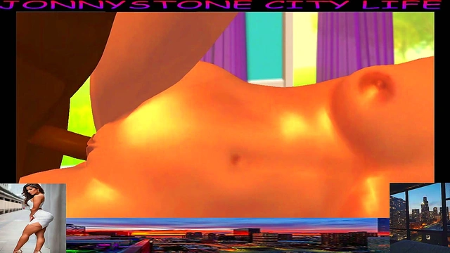 Latina Model Meets JonnyStone for Intense Interracial Hentai Action