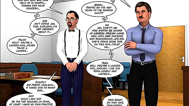 Chubby BBW Teen With Big Tits Takes Huge Cock In Anime Toon Action