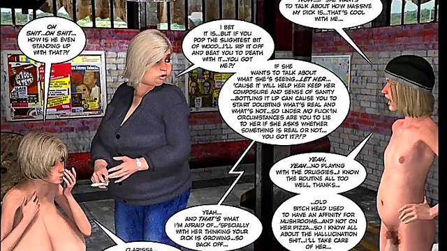 Chubby BBW Teen With Big Tits Takes Huge Cock In Anime Toon Action