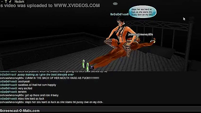 Dark Bedroom Diva Seduces in 3D Hentai Game Porn Animation