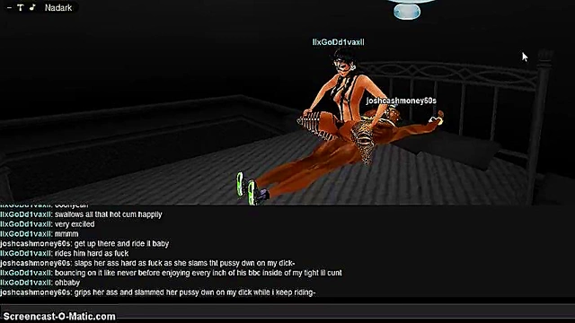 Dark Bedroom Diva Seduces in 3D Hentai Game Porn Animation