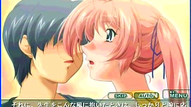Amorous Professor Cherry Seduces Student In Erotic Hentai Eroge Scene