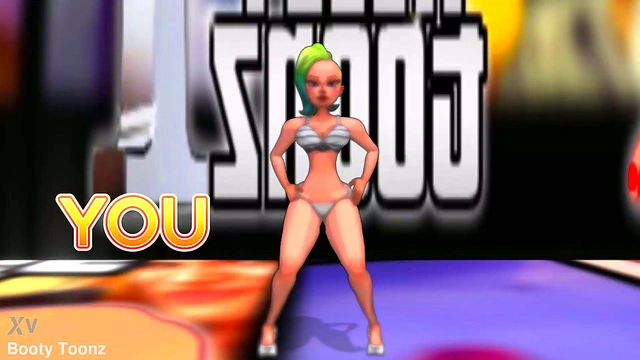 Incredible Busty Kim Bounces Her Booty in 3D Anime Action