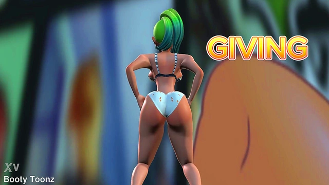 Incredible Busty Kim Bounces Her Booty in 3D Anime Action