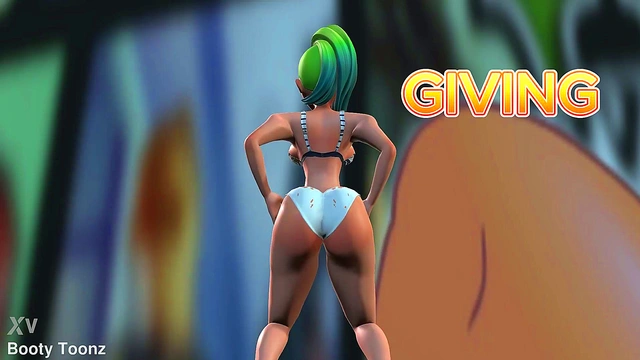 Incredible Busty Kim Bounces Her Booty in 3D Anime Action