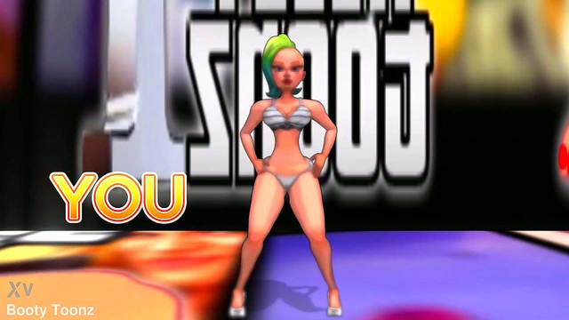 Incredible Busty Kim Bounces Her Booty in 3D Anime Action