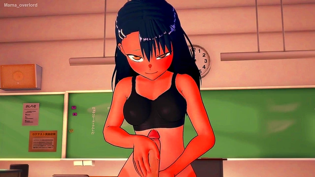 Nagatoro Gives Seductive Handjob In Anime 3D Japanese Fantasy