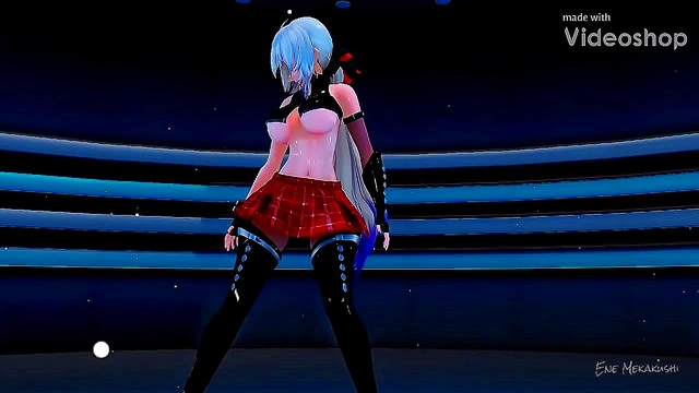 Haku Leads The Way With Big Tits And Busty Action In MMD Animations