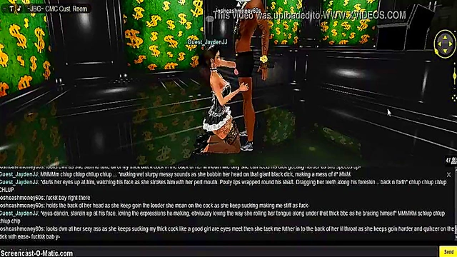 3D Hentai Animatrix – Game IMVU Babe Sucks Dick For Juicy Orgasm